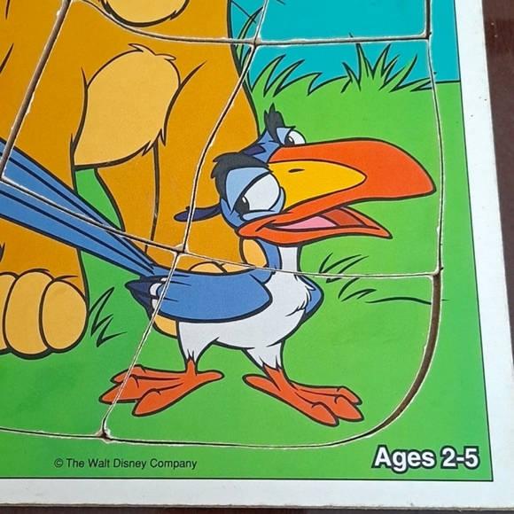 🦁 Playskool “The Lion King” Disney Wooden Puzzle - Picture 5 of 7